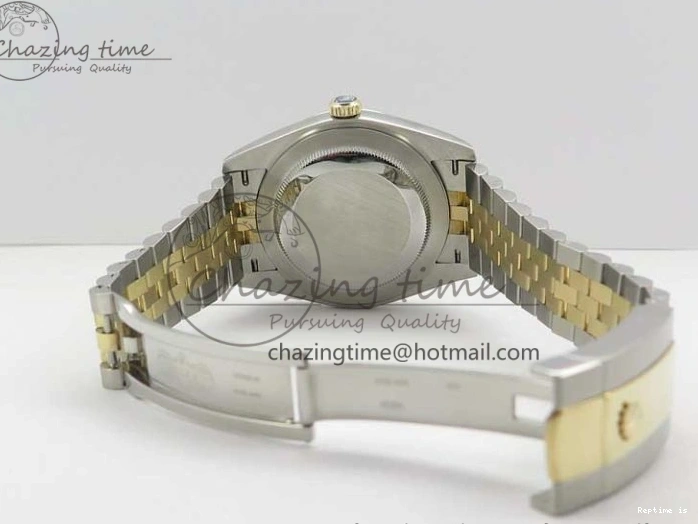 1219 DateJust 41 126333 SS YG Wrapped WWF Best Edition Gray Roman Makers Dial on SS YG Wrapped Jubilee Bracelet A Sporty 3127